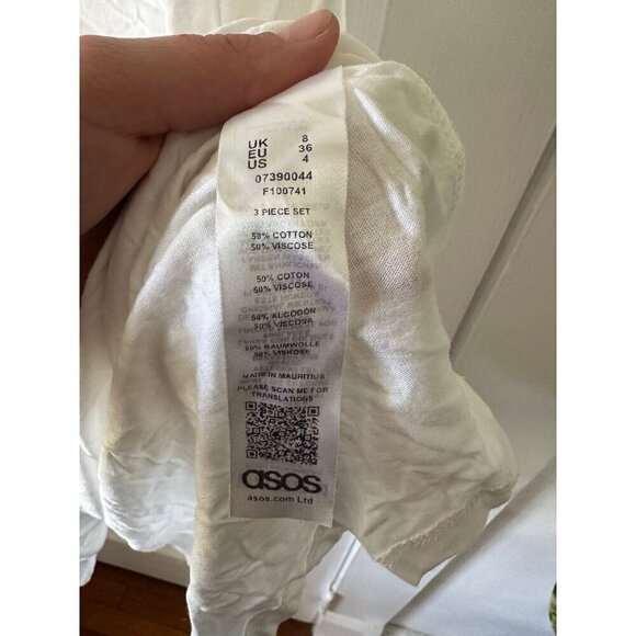ASOS Women’s size 4 white tank top - Picture 6 of 8